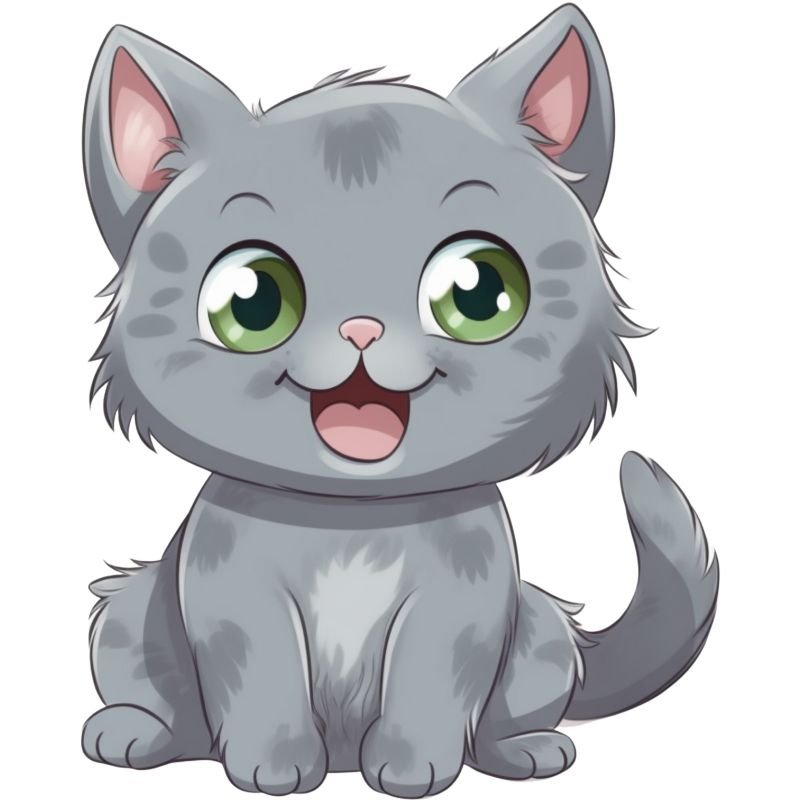 hình ảnh mèo chibi siêu đẹp