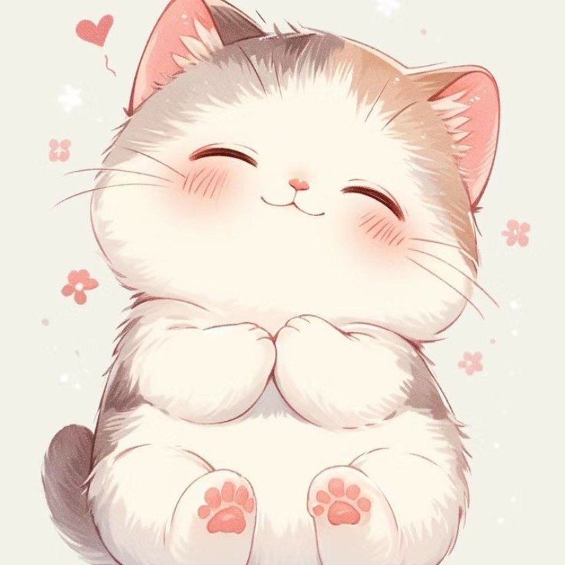 hình ảnh mèo con chibi đẹp