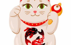 99+ hình mèo thần tài chibi may mắn dành cho người đang đen