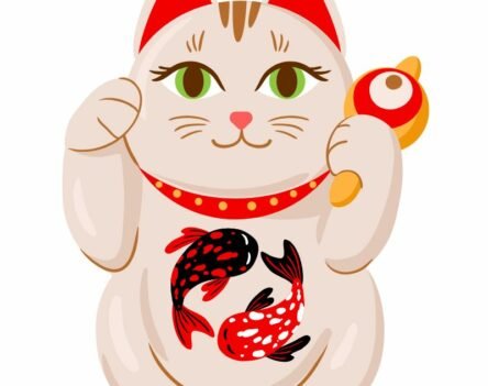 99+ hình mèo thần tài chibi may mắn dành cho người đang đen