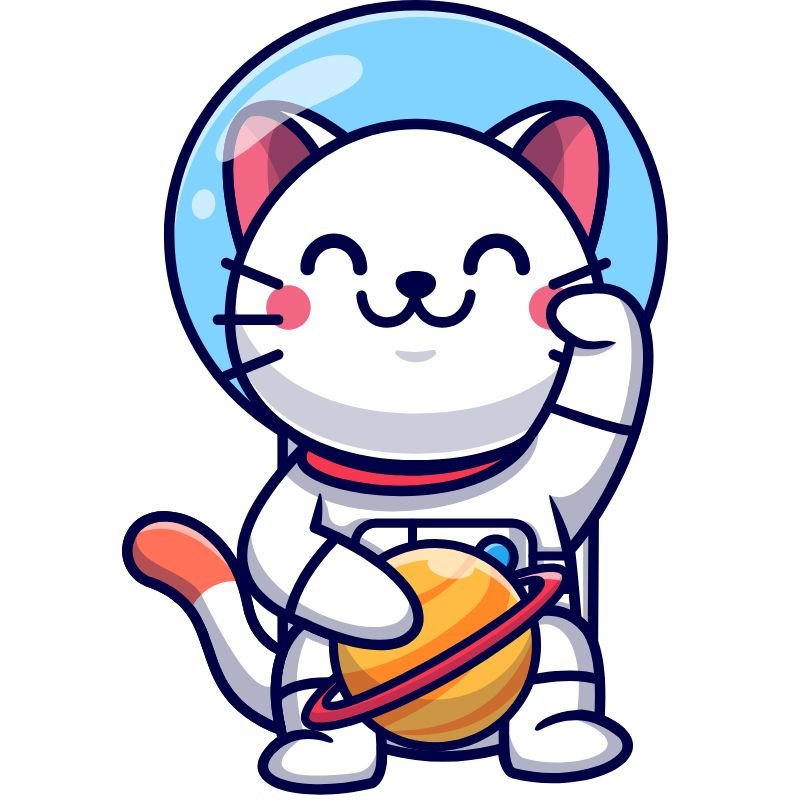 hình ảnh phi hành gia cute chibi dễ thương