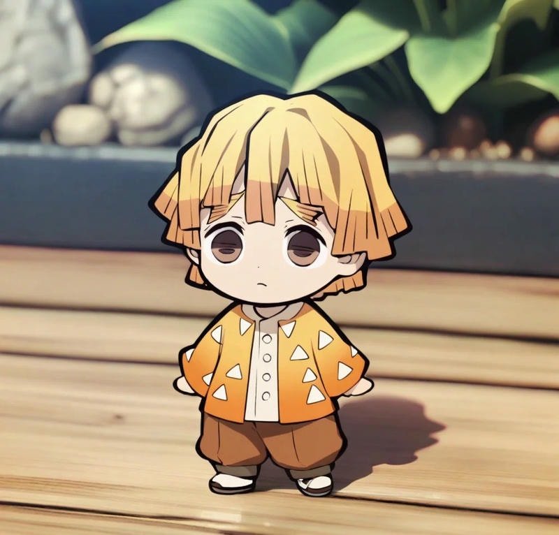 hình ảnh zenitsu chibi full hd