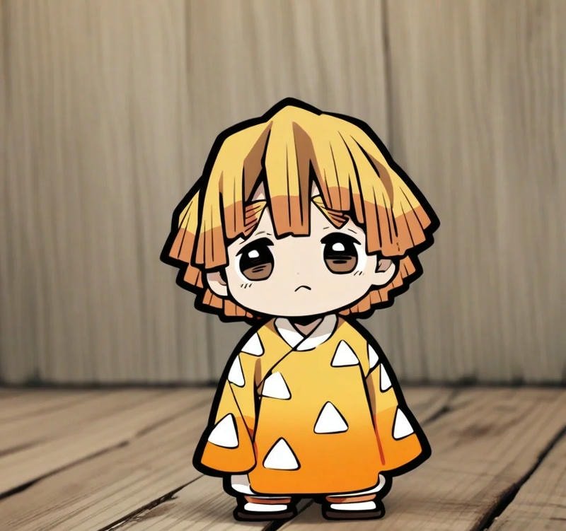 hình ảnh zenitsu chibi hd