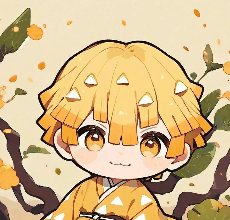 hình ảnh zenitsu chibi
