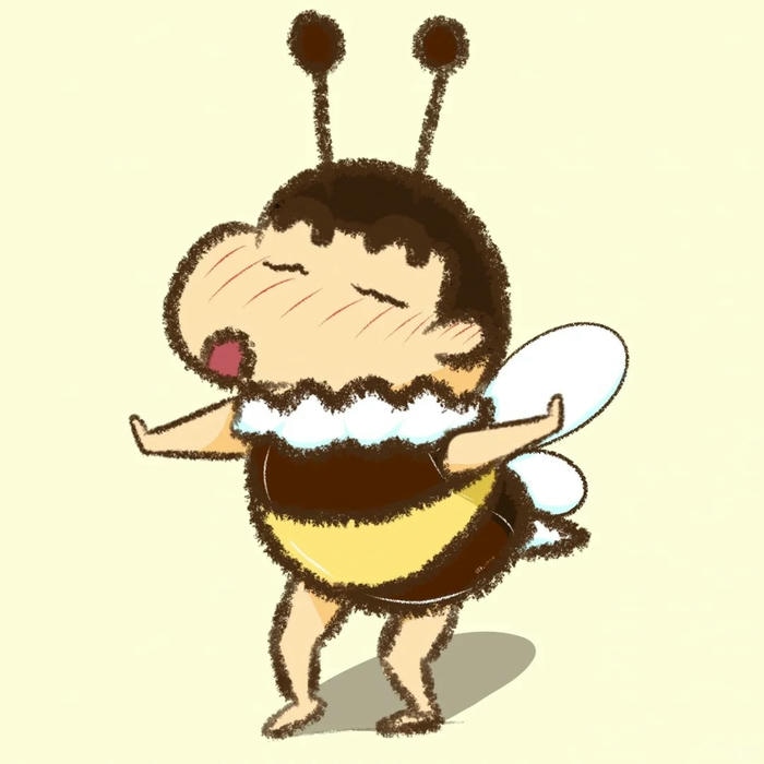 hình bee chibi cute