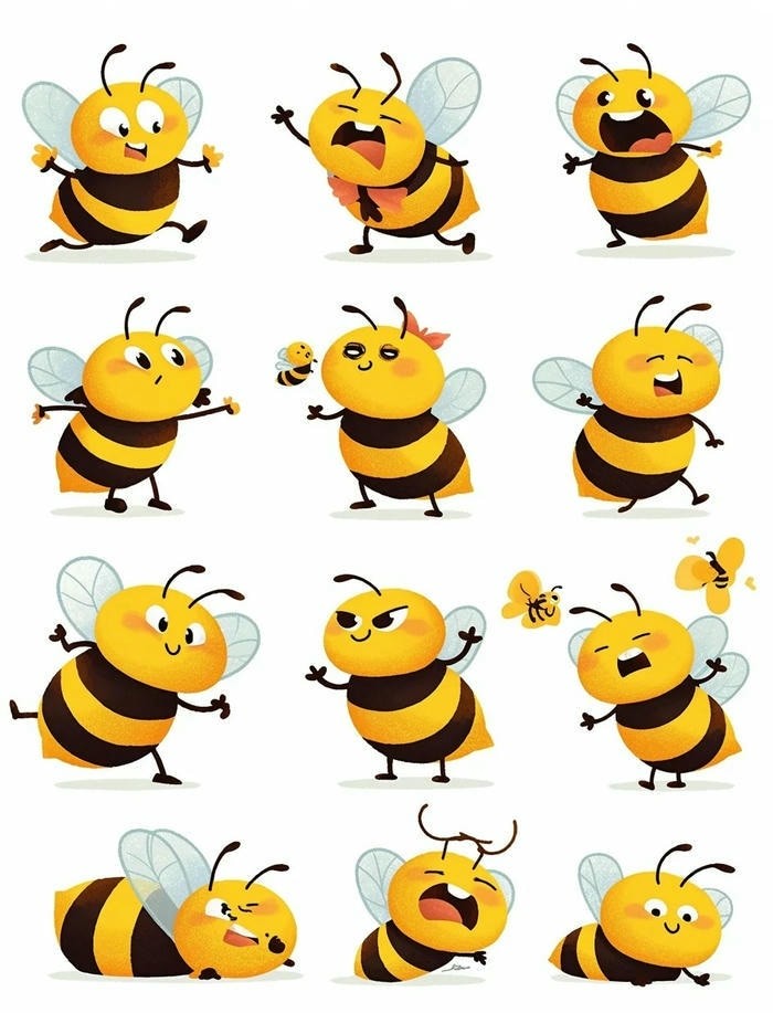 hình bee chibi
