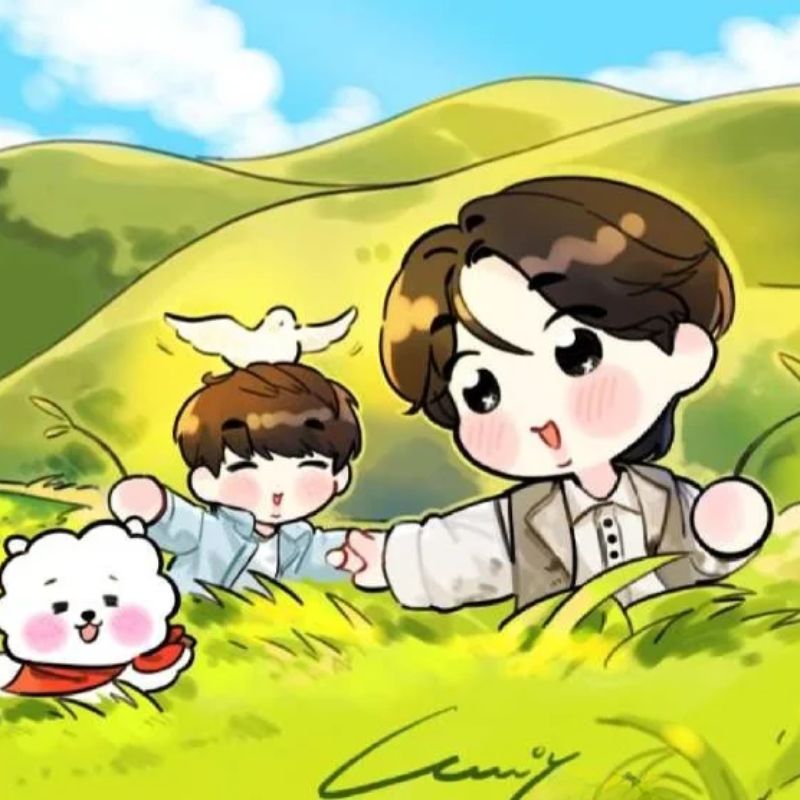 hình bts chibi đẹp