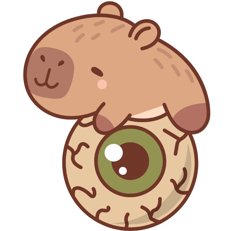 hình capybara chibi cute