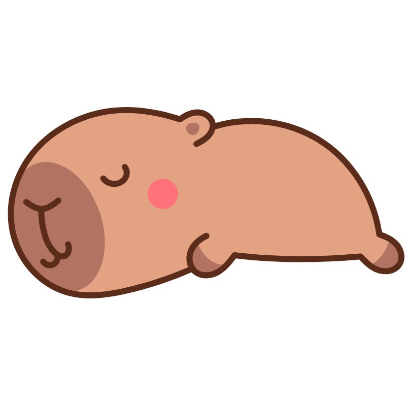 hình capybara chibi đẹp nhất