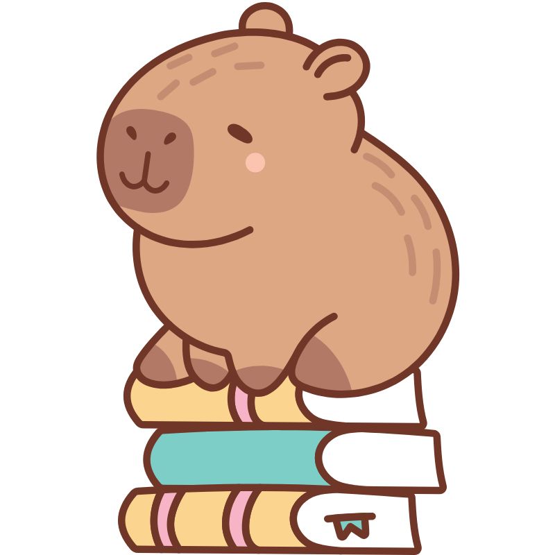 hình capybara chibi đẹp
