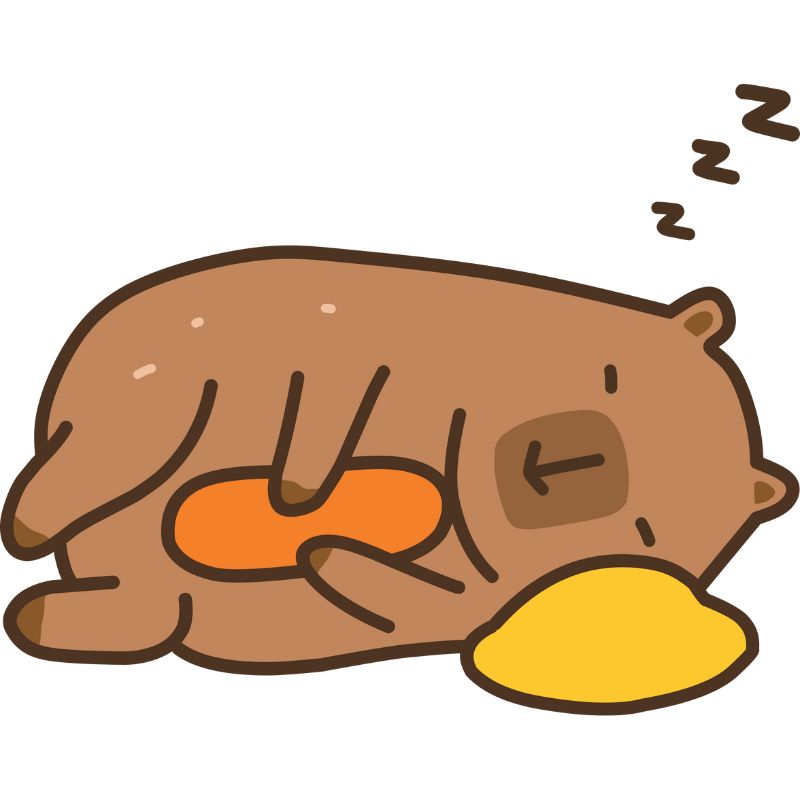 hình capybara chibi siêu đẹp
