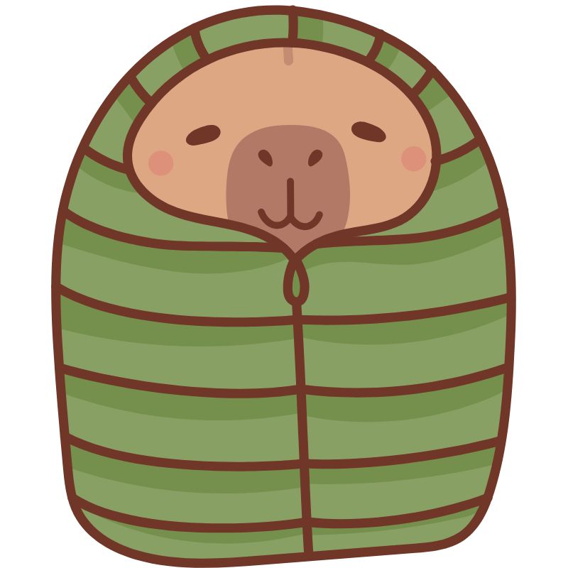 hình capybara chibii