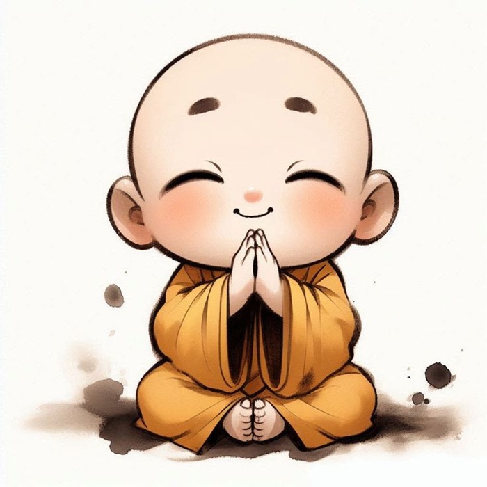 hình chú tiểu chibi cute