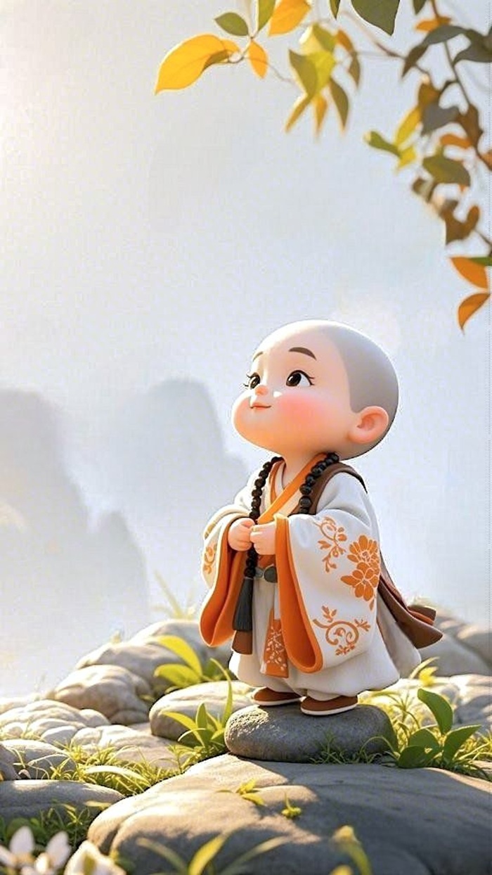 hình chú tiểu chibi đẹp
