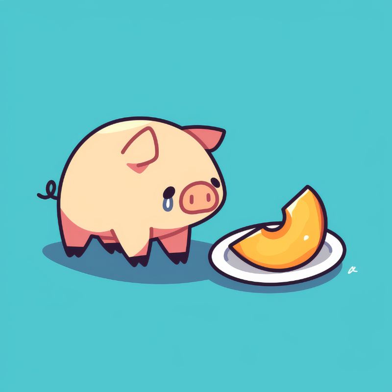 hình cute chibi lợn béo