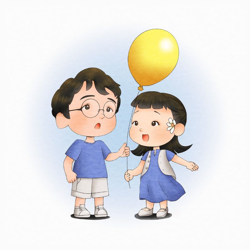 hình cute chibi trẻ con