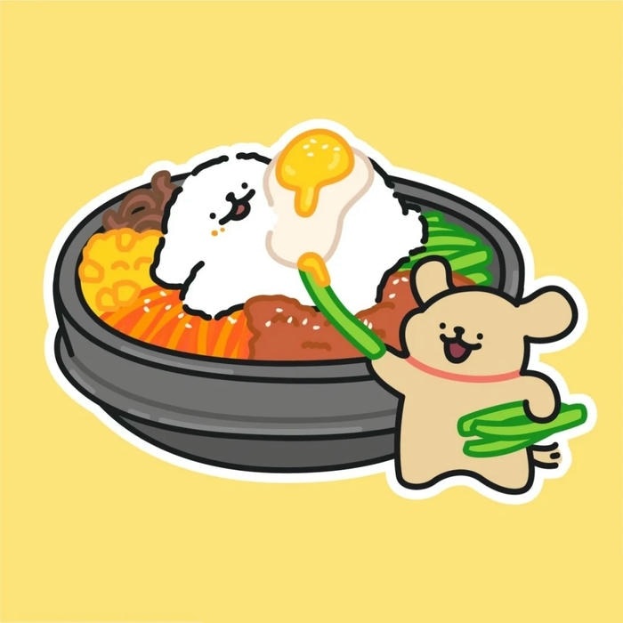 hình đồ ăn chibi cực cute