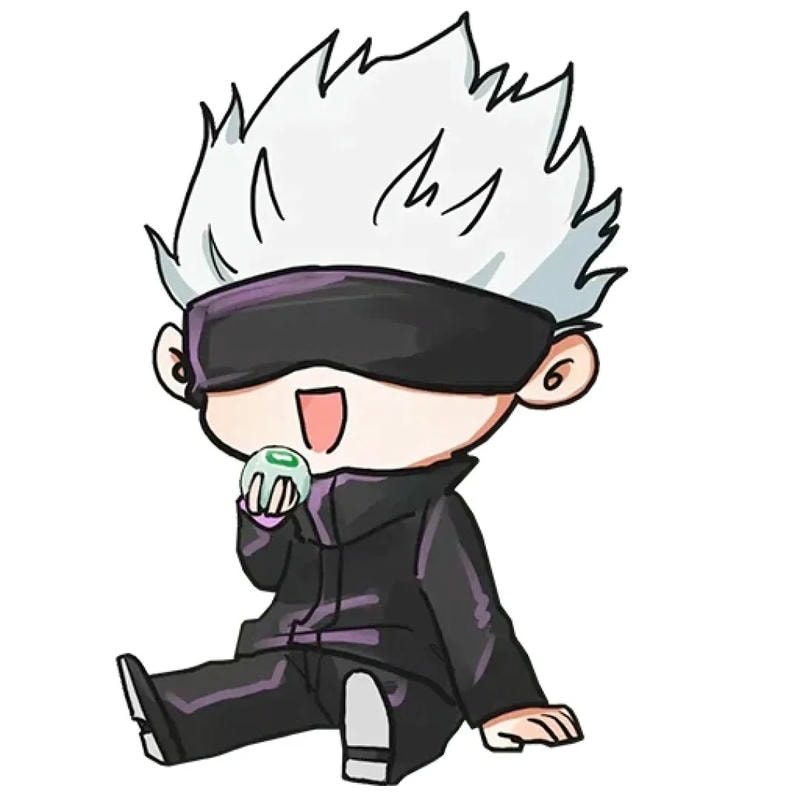 hình gojo chibi 3d