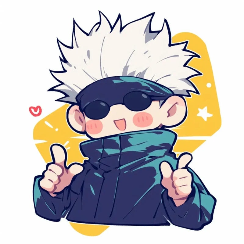 hình gojo chibi