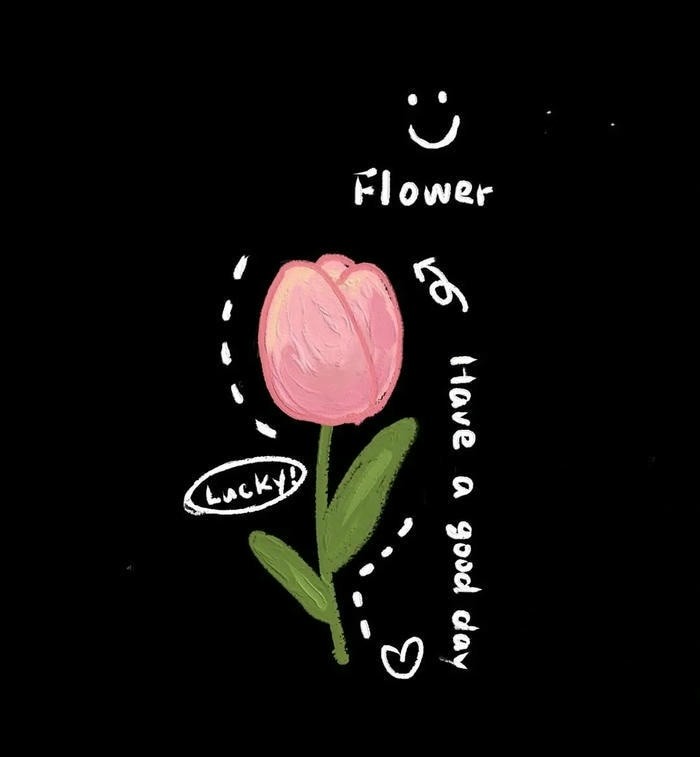 hinh hoa tulip chibi