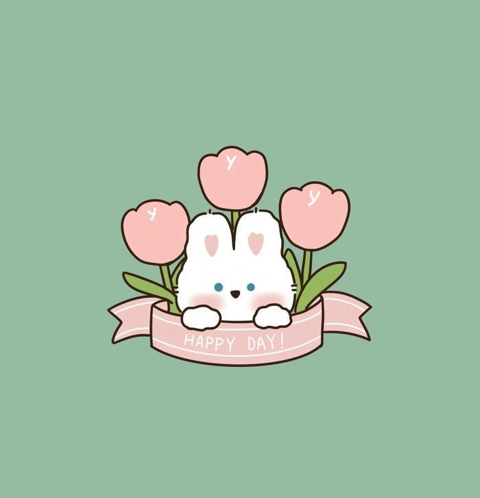 hình hoa tulip chibi cực đẹp