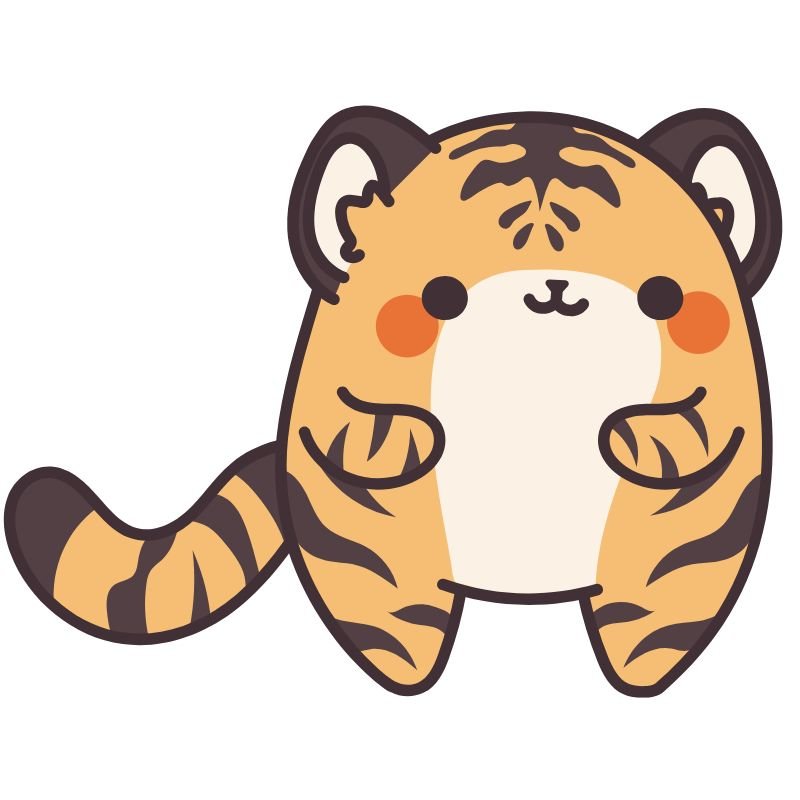 hổ chibi siêu đẹp