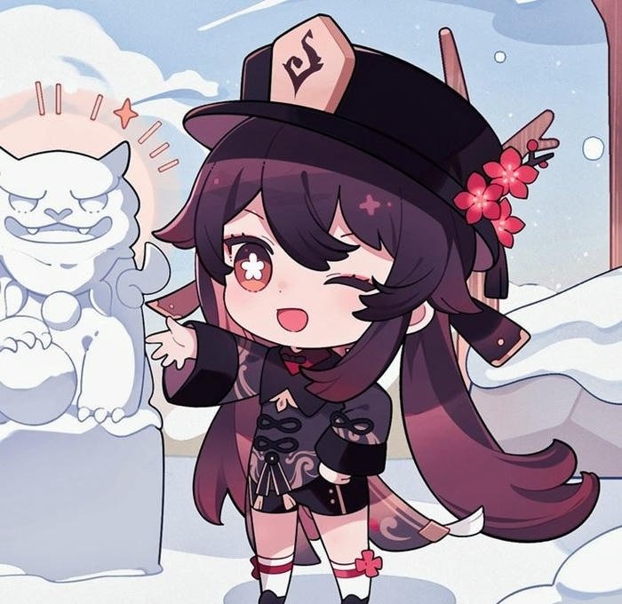 hutao chibi siêu đáng yêu