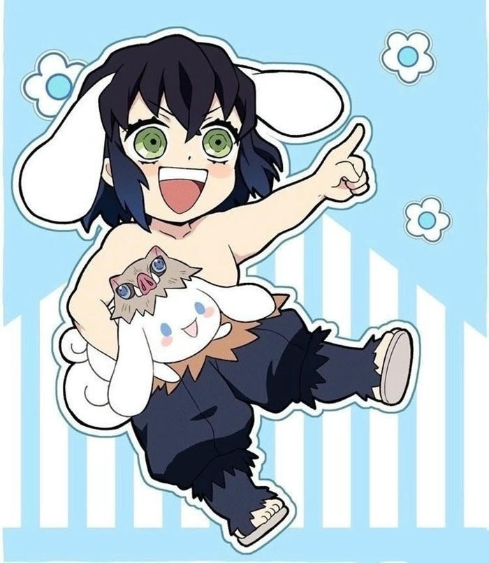 inosuke chibi siêu dễ thương