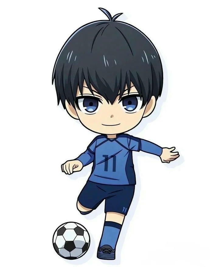 isagi chibi cực ngầu
