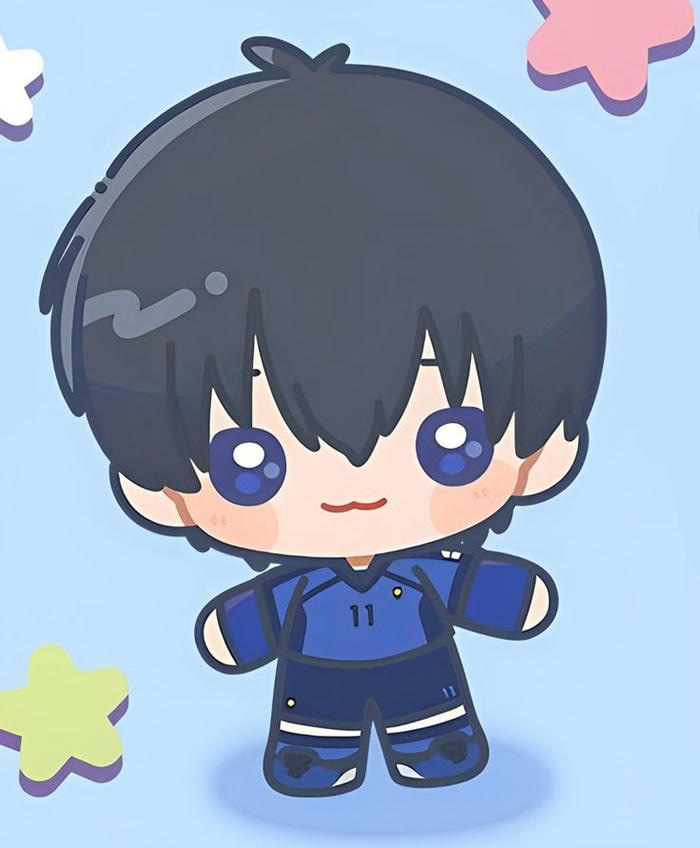 isagi chibi đáng yêu cực