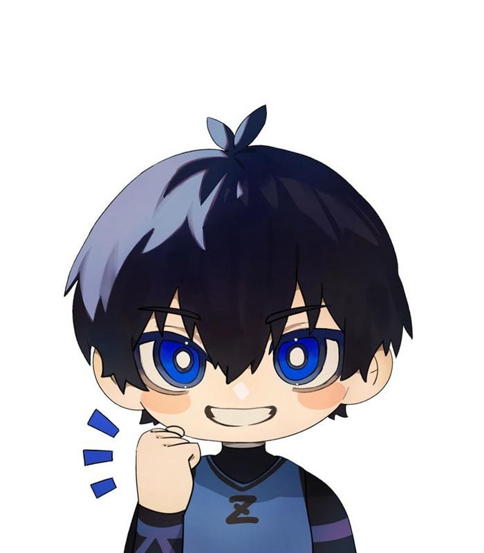 isagi chibi đáng yêu