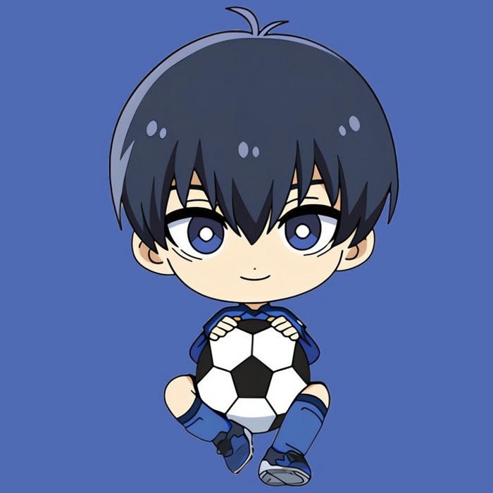 isagi chibi ngầu