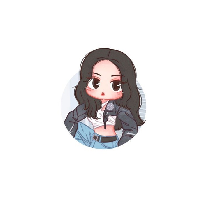 jennie chibi cực cute