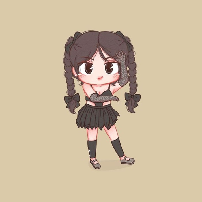 jennie chibi cực đáng yêu