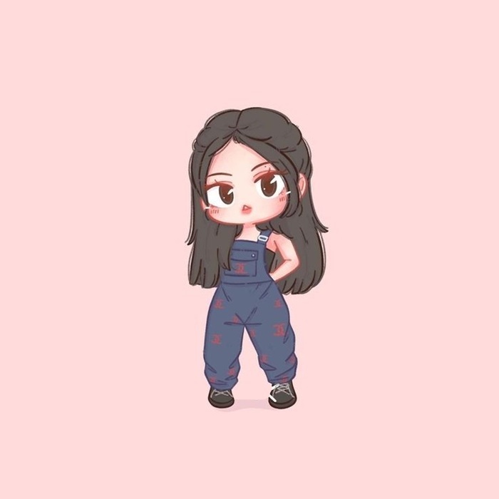 jennie chibi dễ thương