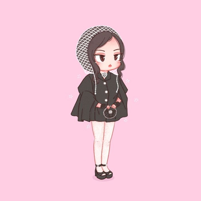 jennie chibi đẹp cực