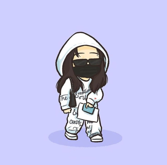 jennie chibi ngầu cực
