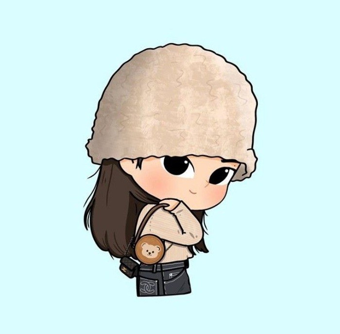 jennie chibi siêu đáng yêu