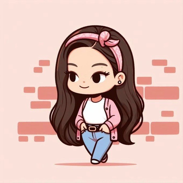 jennie chibi xinh đẹp