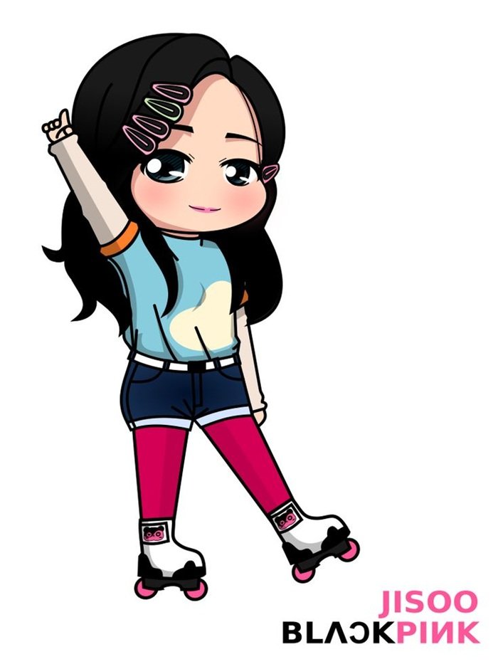 jisoo chibi chất cực