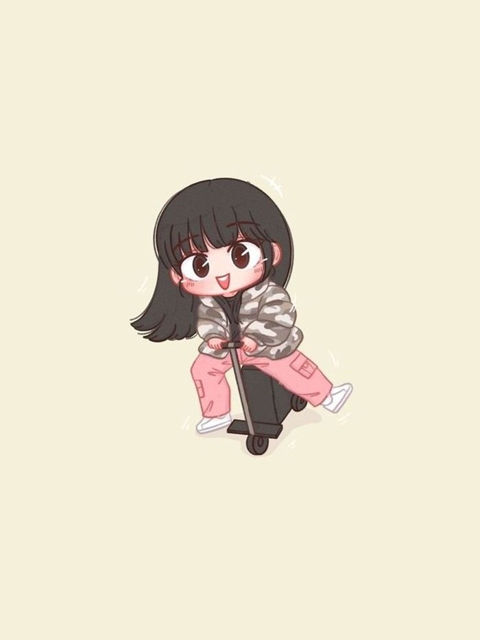 jisoo chibi đáng yêu