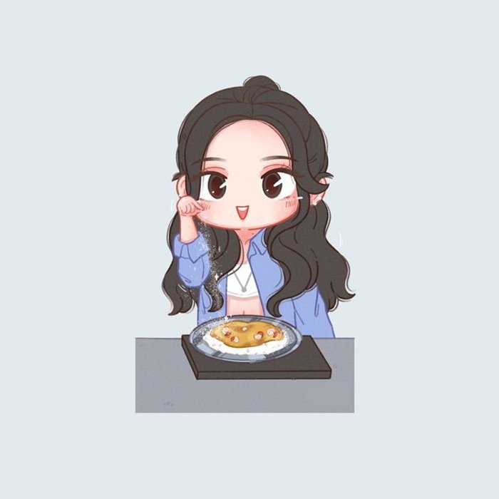 jisoo chibi đẹp cực
