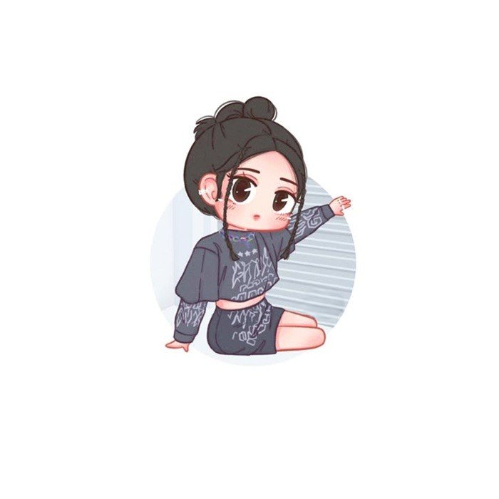jisoo chibi sang chảnh