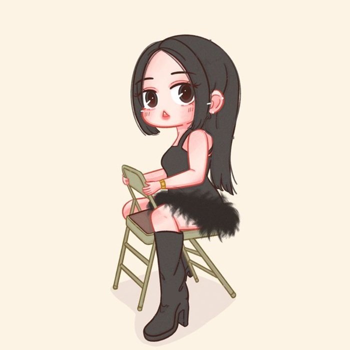 jisoo chibi sang chảnh nhất