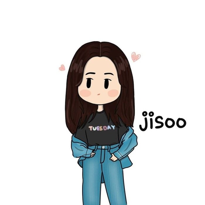 jisoo chibi siêu đẹp