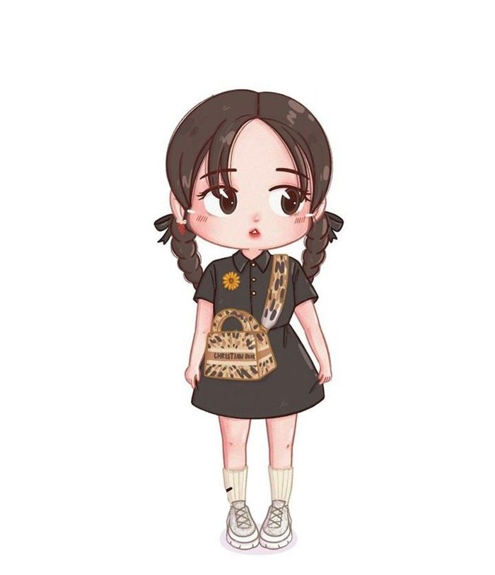 jisoo chibi siêu sang