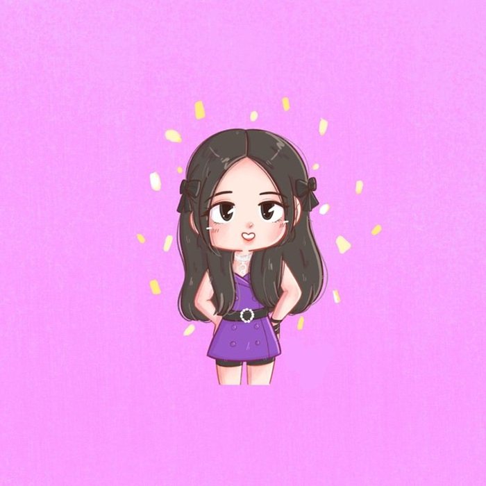 jisoo chibi xinh