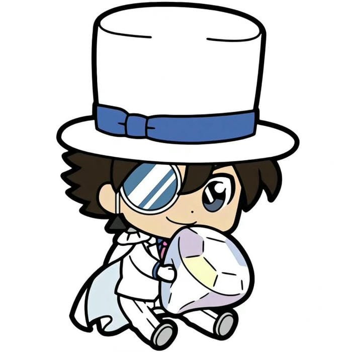 kaito kid chibi cầm chibi