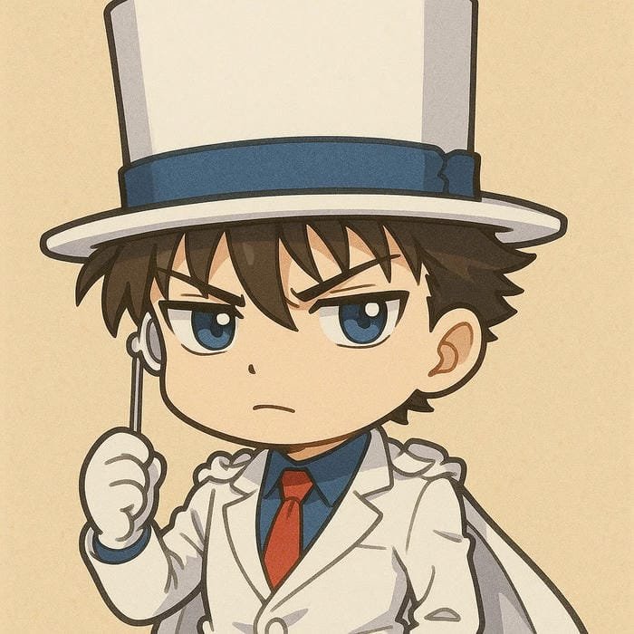 kaito kid chibi lạnh lùng