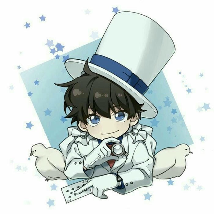 kaito kid chibi siêu đáng yêu